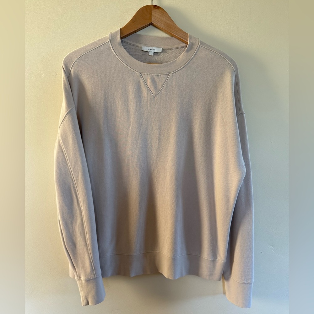 VINCE Essential Relaxed Pullover sz SM